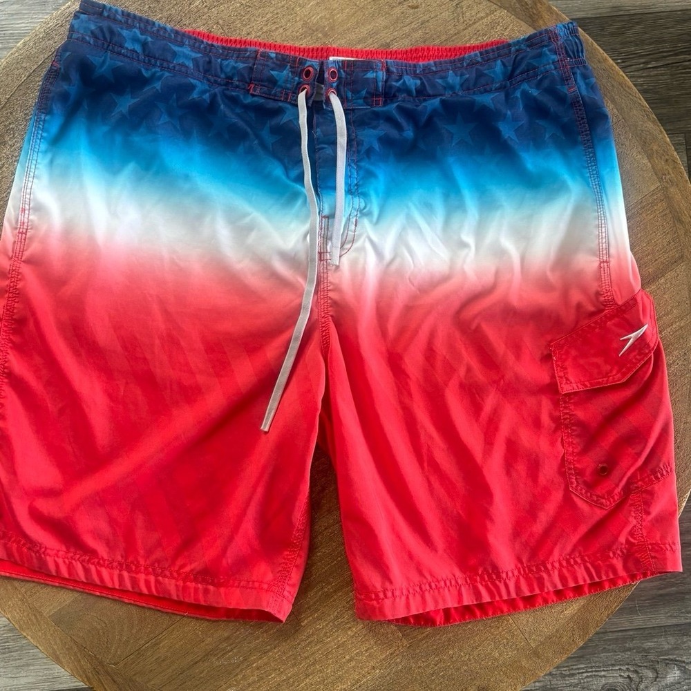 Men's‎ size XL Speedo lined Bathing Suit Trunks